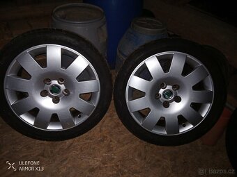 17" alu kola originál Škoda 5x112 7Jx17H2 ET37 - 2