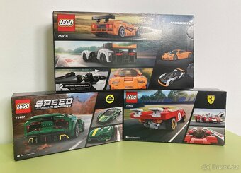 LEGO Speed Champions 76918, 76906 a 76907 - 2
