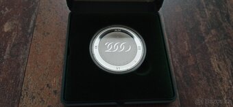 2000 Kč Rok 2000 konec milénia, bimetalová mince. - 2