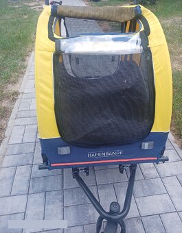 Vozík za kolo pro dva psy 2in1 - HAFENBANDE Cabby L - 2