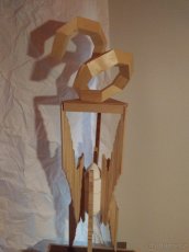 Geometrický stolek, design, kvetinovy, umění - 2