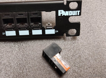 Ethernet Patch Panel 24 Port All Metal Black CP24BLY + CJ58 - 2
