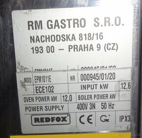 REDFOX EPM 1011 E KONVEKTOMAT 10xGN 1/1 - 2