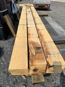 Dubové pražce, trámy II jakost 150x150x4000 - 2