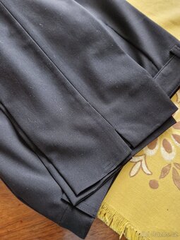 Dámské nové černé kalhoty vel 38 - 2