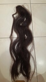 Kanekalon hnědý, 60 cm - 2