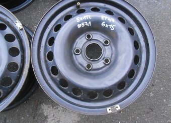 Plechové disky 15",rozteč 5x112,ET 47,šíře 6J, střed 57,1 - 2