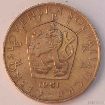 5 koruna 1981 - 2