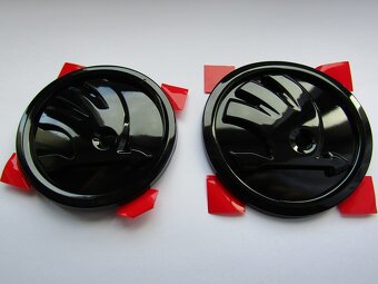 Znaky Škoda 90 nebo 80mm - barevné - 2