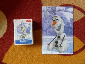 Dětské puzzle 54 ks, Kristoff, Olaf, Frozen, Ledové královst - 2