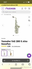 Yamaha 280s alto sax - 2