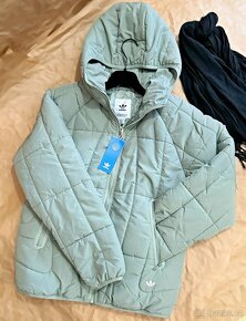 Zimní bunda Adidas Originals Puffer Hooded Jacket, mátová S - 2