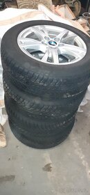 ALU kola 16 4ks zimní pneu 205/60 R 16 BMW - 2