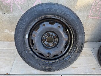 Plechova kola 175x70 r14 na Fabii I - 2
