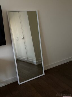 Zrcadlo bílý rám Obstrup Jysk 68x152 cm - 2