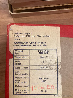 Merkur č.7 4 patra z roku 1972 - 2