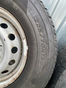 4x disk originál VW LT s pneu R15c - 2