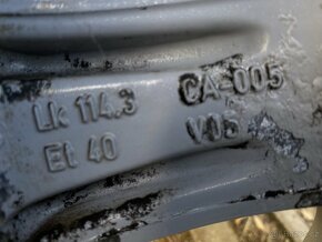 Alu kola Borbet 5x114,3, R16, ET40, 7J - 2