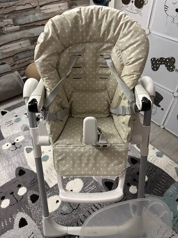 Jídelní židlička - Peg-Pérego PRIMA PAPPA ZERO 3 Babydot béž - 2