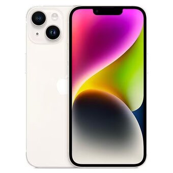 Iphone 14 - bílá (Starlight), 128GB - 2