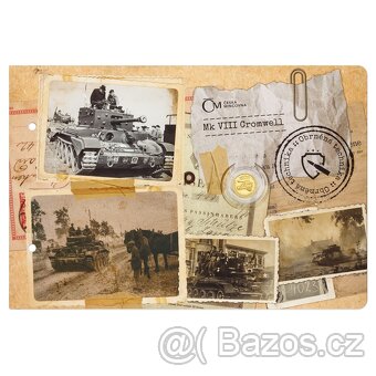 Zlatá mince Obrněná technika Mk VIII Cromwell - 2