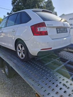 Rozpredam škoda Rapid Spaceback 1.2Tsi 81kw 2017 - 2