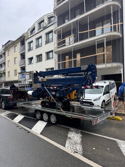 Plošina pronájem, kácení stromů, čištění střech - 2