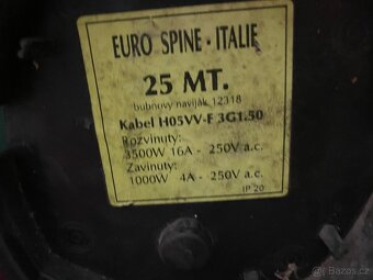 Prodlužovací kabel na bubnu 25m - 2