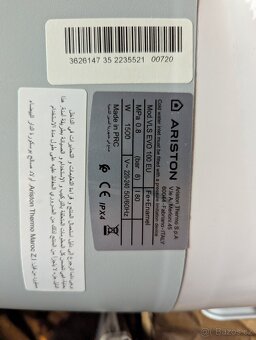 Prodám bojler Ariston EVO 80l - 2