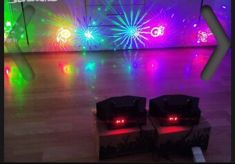 2 ks Nové Laser / strobo 2v1 - 2