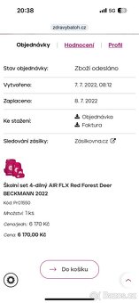 Beckmann školní aktovka/ set AIR RED FOREST DEER - 2