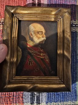 FRANTIŠEK JOSEF- OBRAZ MALBA PORTRÉT - 2