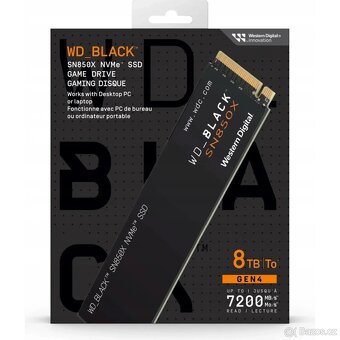 SSD DISK WD Black SN850X 8TB - 2