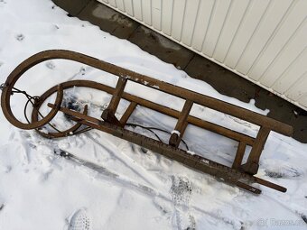 Staré krásné sáňky, sáně - 2