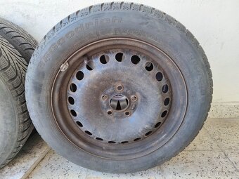 Zimní pneu + plech. disky - 2