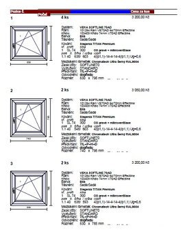 Nová okna, skla - 2