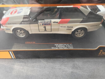 1:24 AUDI QUATTRO A1 #1 H. MIKKOLA - A. HERTZ RAC 1982 - IXO - 2