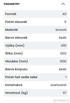 Skříň na výkresy - 2