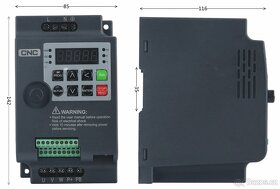 Frekvenční měnič 2,2kW/3x400V - 2