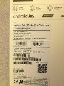 LTE Lenovo Tab M7 - 2