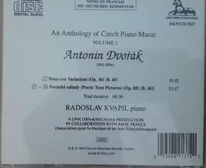 CD Dvořák Antonín - Czech piano music - 2