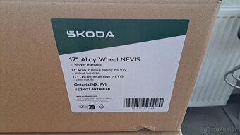 Nová originální Alu kola Škoda- Nevis 17" - 2