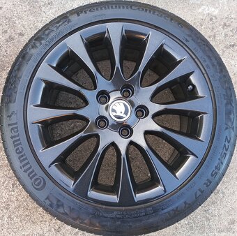 Originál sada disků Škoda Superb II 5x112 R17 Laurel - 2
