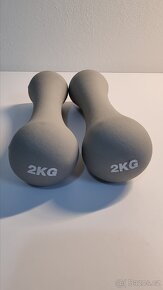 Dvě hantýrky na cvičení - 2x2kg - 2