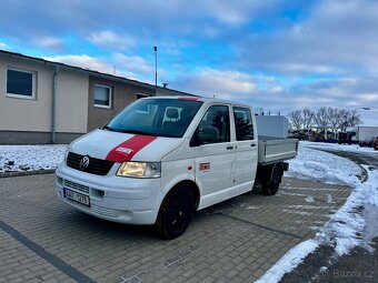 VW volkswagen transporter T5 valník, 1,9 TDi, r.v. 2007, - 2
