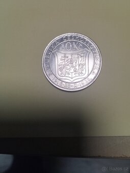 Stříbrná mince 1928 | 10 výročí vzniku ČsR - 2