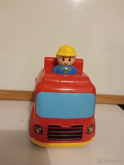 Plastové hasičské auto jako nové 20 cm - 2
