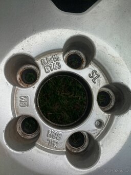 ALU R15 5x100 6J et43 + pneu 185/60 letní - 2
