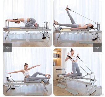 Skládací Pilates Reformer Machine domácí fitness vybavení - 2