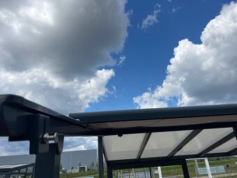 Pergola - slunolam 5x3m s pohonem na dálkové ovládání STOBAG - 2